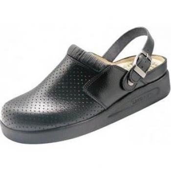 Clog Leco Klinik Black N38 – Paquete de 1