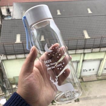 560Ml Creative Animal Water Bottle - Leak-Proof Travel Cup for Girls
