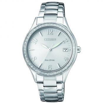 Citizen Damen Quarz Uhr mit Edelstahlarmband EO1180-82A