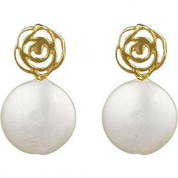 Pendientes de Perla Cordoba 925 en Oro 18kt