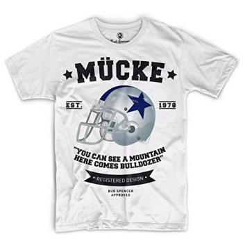 Bud Spencer Mücke T-Shirt – Weiß, Herren, 4XL
