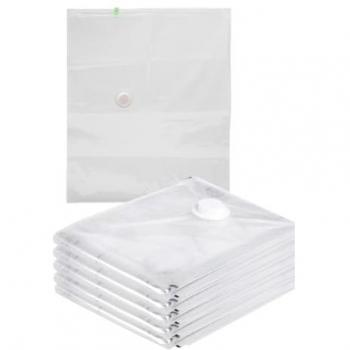 A2zworld - 6 Pezzi Sacchetti Buste Sottovuoto Vestiti Trasparente 80X130cm