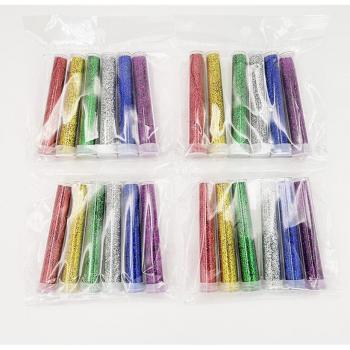 Glitter Potten Set van 6 voor Slijm en Scrapbooking