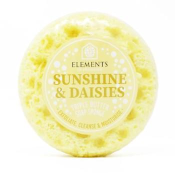 Triple Butter Sunshine & Daisies Soap Buffer – Yellow (Unisex)