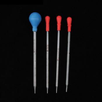 1-5ml Graduated Glass Dropper with Rubber Cap