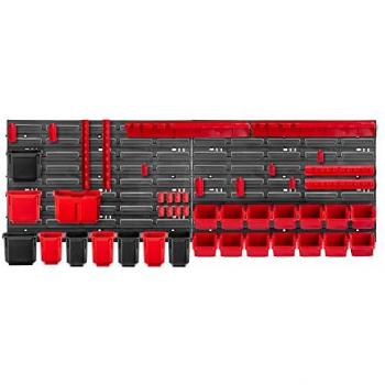 KADAX Tabellone da officina da parete 116x39 cm 46 pz