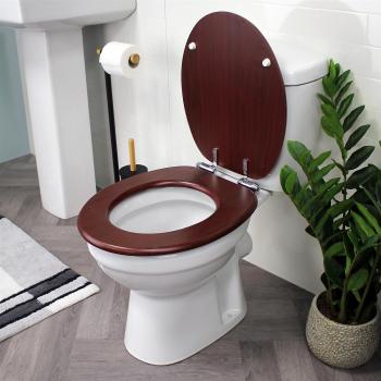 Norfolk Soft Close Beech Wooden Toilet Seat