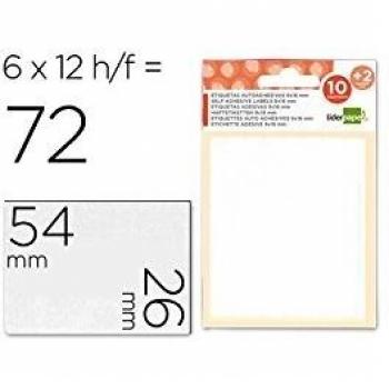 Étiquettes 26x54 mm - 10 H + 2 H bonus