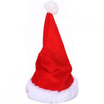 Chapeau de Noël décoratif avec musique et batterie
