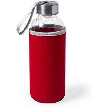 Kristallflasche mit Neoprenhülle (420 ml) - Modell 145513