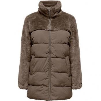 ONLY Steppmantel ONLWANJA FUR PUFFER MIX
