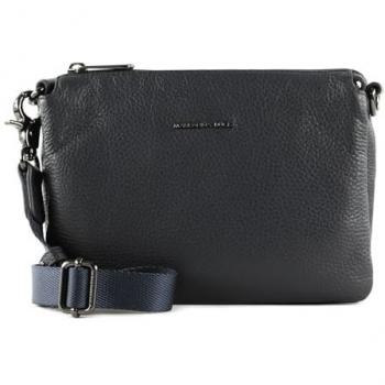 Pochette Mellow en cuir bleu Mandarina Duck