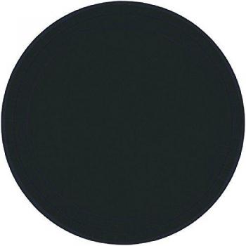Amscan 54015-10 Einwegteller, 8 Stück, Schwarz, 7