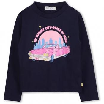 T-Shirt Long Sleeve Billieblush U2117 Navy per Bambina 24 Mese