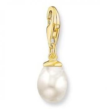 Thomas Sabo Gold Plated Freshwater Pearl Pendant