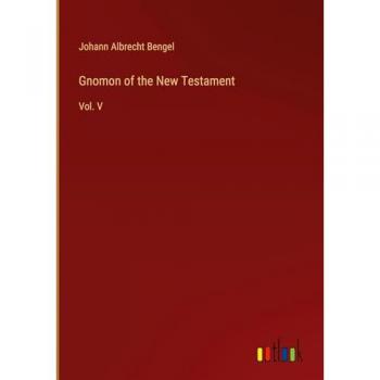 Gnomon of the New Testament: Vol. V