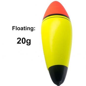 Flotador de Pesca de EVA, Accesorio de Flotación 20-100g, 1 Unidad