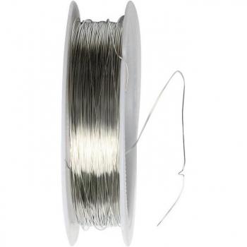 Metal Wire Ribbon Roll 22m for Jewelry Making 0.3mm