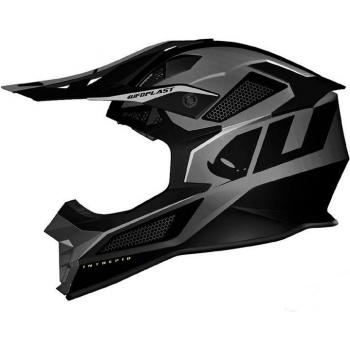 Casco de Moto Cross UFO Intrepid Negro Adulto
