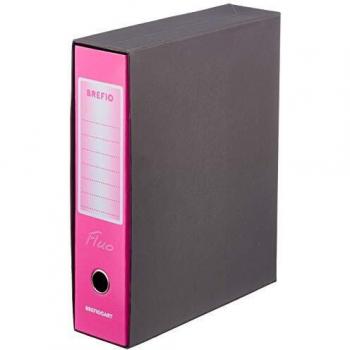 Brefio - registratore protocollo colore nero colore rosa fluo