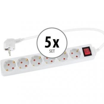 Multiprise avec Interrupteur Stagecaptain PSSH-6