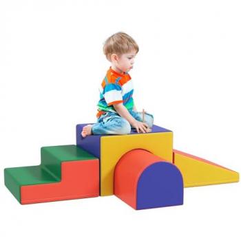 4-piece Soft Play Set, Baby Foam Block Toy Toddler 1-3 Years