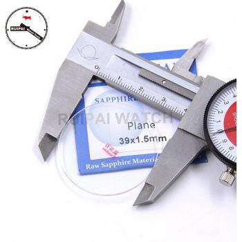 Sapphire Watch Glass for 38mm to 40.5mm Round Flat Watches