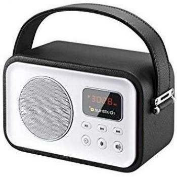 Transistor Rádio Portable Sunstech RPBT450-BK com Bluetooth – Negro