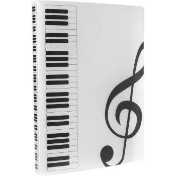 A4 Piano Music Score Sheet Organizer with 40 Pages