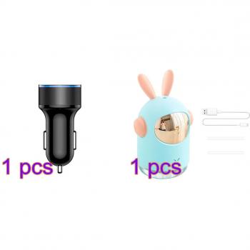 2W USB Cartoon Air Humidifier 300ml Portable Light Diffuser