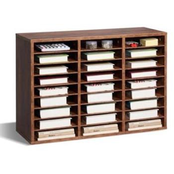 VEVOR Dark Brown Office File & Mail Sorting Tray