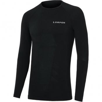 Camiseta Baseline Negra “Munia” L/S Hombre