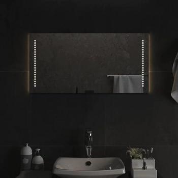 Specchio con Luci LED vitaXL 80x40 cm per il bagno