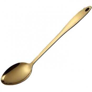 Gold Soup Spoon - 1 Piece Kitchen Utensil