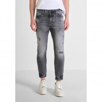 Skinny Cropped T-Shirt Gris Karl