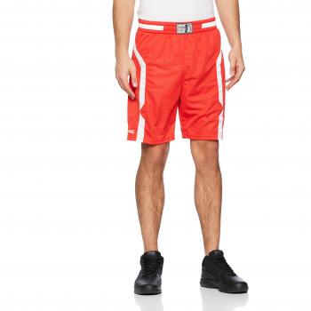 Pantalones Cortos de Baloncesto Spalding Offense, Hombre, Rojo (Rojo/Blanco), XL