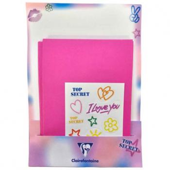Kit de Papeterie - Papiers à Lettre, Enveloppes et Gommettes - Clairefontaine