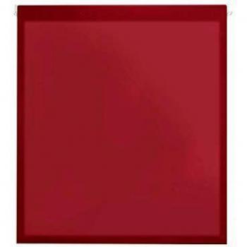 Tenda a Rullo Traslucida Facile Installazione Senza Strumenti Modello Aure - Tocco Morbido Rosso Bordeaux 67 x 180 cm