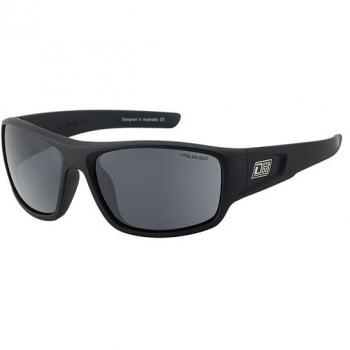 Dirty Dog Muffler Polarized, Modelo 53639, 63mm, Anteojos de Sol para Hombre, Color Negro