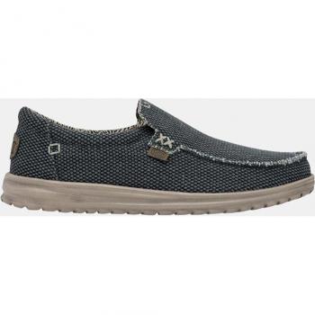 HeyDude Clásico Mocasín Azul Texturizado MIKKA BRAIDED