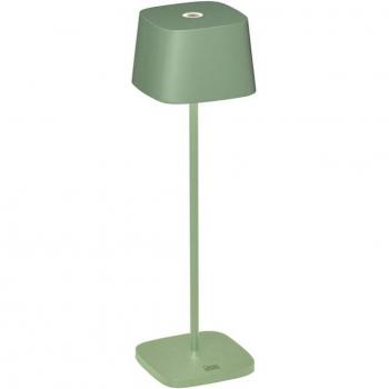 Capri Outdoor LED Table Lamp, Green-Grey