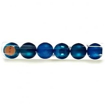 Weihnachtskugeln Blau 12er Set