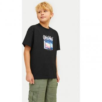 Jack&Jones Junior T-Shirt Relaxed Fit Schwarz