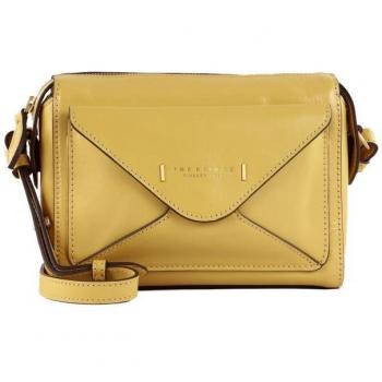 Borsa Tracolla Vera Pelle Gialla Bridge
