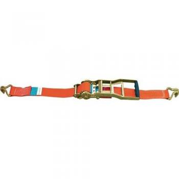 Cinghia Din EN 12195‑2 L.10 m P.50 mm Maniglia Punta LC U 5000 daN