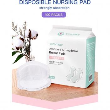 Coussinets d’allaitement Yatémão – Pack 10 × coton biologique pour maman