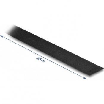 Delock - Kabelisolationsband - cloth, untearable, self-adhesive, 25mm - 25,0m - Schwarz (20912)