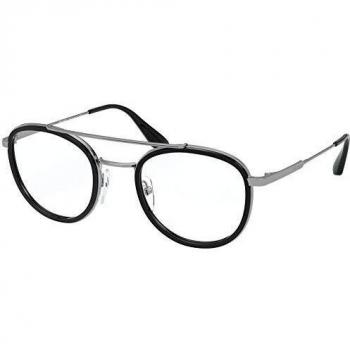 Prada PR 66XV M4Y1O1 49 Lentes Recetados Hombre Negros