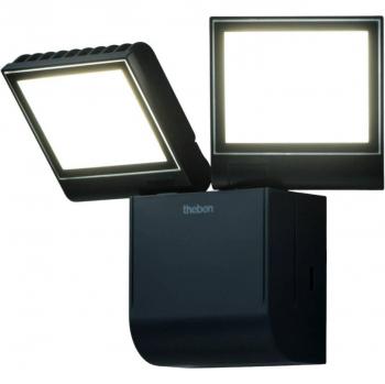 Theben LED outdoor wall light theLeda S17-100L, black