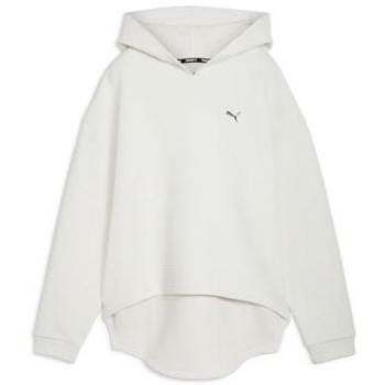 Sudadera Puma Q4 Studio Textured H beige mujer - L